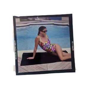 Kathy‎ Ireland Photo Slide Swimsuit Model Catalog Production Picture (D3)